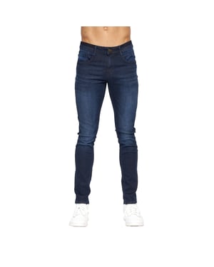 Duck and Cover Heren Maylead Slim Jeans (Donkere wasbeurt)