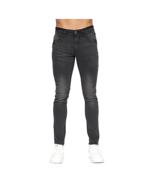 Duck And Cover Mens Maylead Slim Jeans (Black)