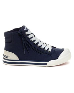 Rocket Dog Womens/Ladies Jazzin Hi Trainers (Navy)