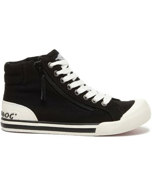 Rocket Dog Womens/Ladies Jazzin Hi Trainers (Black)