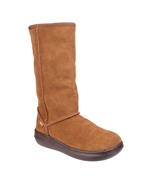 Rocket Dog Dames/Dames Sugardaddy Suede Pull-On Laarzen (Kastanje)