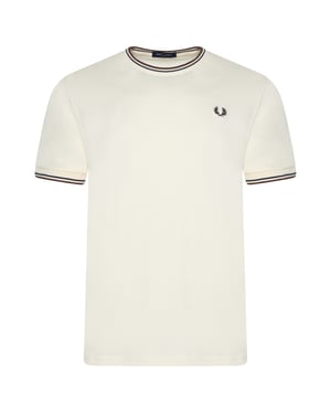 Fred Perry Twin Tipped T-Shirt Ecru