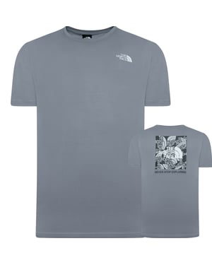 The North Face Men's Box Exploration T-Shirt Tradewinds Grey