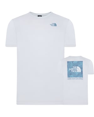 The North Face Men's Box Exploration T-Shirt White