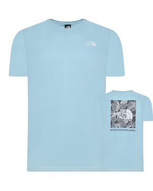 The North Face Men's Box Exploration T-Shirt Atomizer Blue