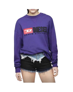 Diesel F ARAP Womens Sweatshirts Crew Neck Oversized Classic Pullover Sweaters
