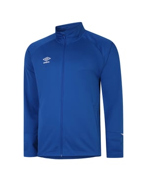 Umbro Gebreid trainingsjack voor kinderen/Kids Total Training (Koningsblauw/Wit)