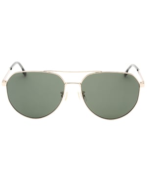 Hugo Boss Green Lens Gold Sunglasses
