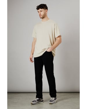 Black Stretch Straight Fit Jeans
