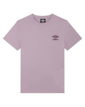 Umbro Dames/Dames Core Klassiek T-Shirt (Mauve Schaduw/Potent Paars)