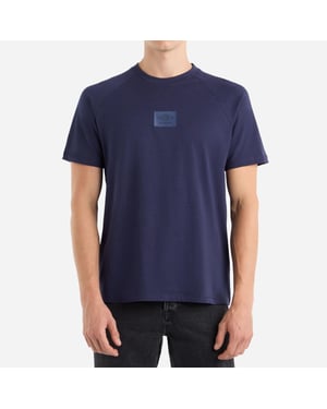 Umbro Heren Gelaagd Box Logo T-Shirt (Peacoat)