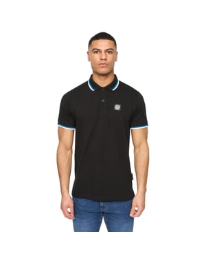 Henleys Heren Henalpha Poloshirt (Zwart)