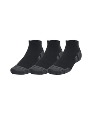 Under Armour Unisex Adult Performance Tech Socks (Pack of 3) (Black)