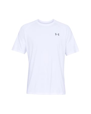 Under Armour Heren-Tech T-Shirt (Wit/Grijs)