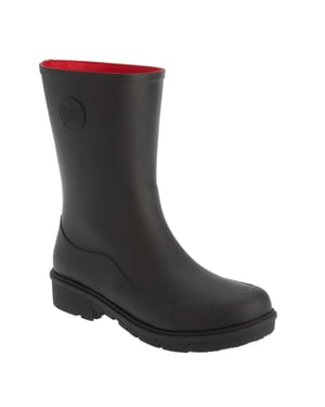 FitFlop Wonderwelly Technology-stövlar för dam och dam (Svart)