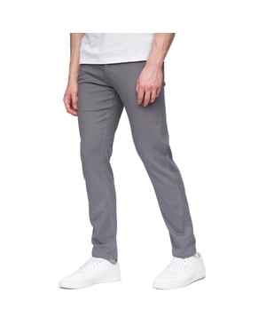 Henleys Heren Visit Chinos (Grijs)