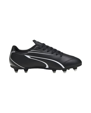 Puma Heren Vitoria FG/AG Voetbalschoenen (Zwart/Wit)