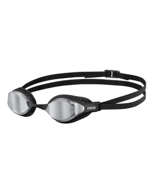 Arena Unisex Adult Airspeed Swimming Goggles (Silver/Black)