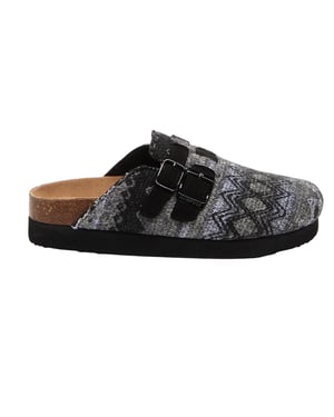Rocket Dog Dames/Dames Abel Plus Zig Zag muiltjes (Zwart)