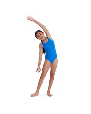 Speedo Meisjes Medalist Eco Endurance+ Eendelig Badpak (Bondi Blauw)