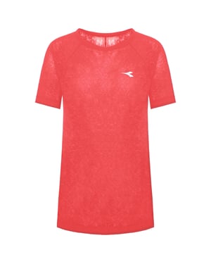 Diadora Active Womens Red T-Shirt