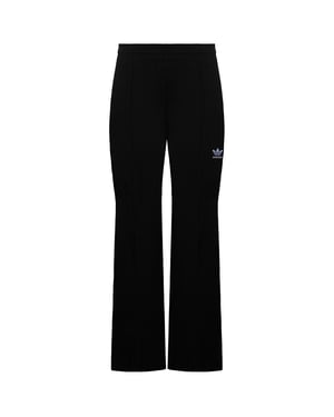 Adidas Logo Womens Black Flared Pants