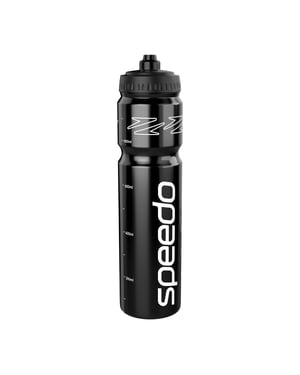 Speedo Logo 1L waterfles (Zwart/Wit)