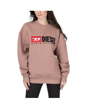 Diesel F ARAP Womens Sweatshirts Crew Neck Oversized Classic Pullover Sweaters