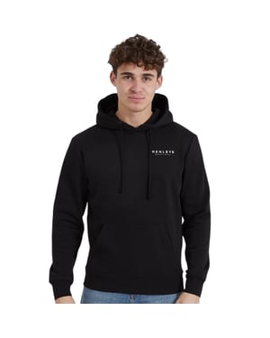 Henleys Heren Henycore Katoenen Hoodie (Zwart)