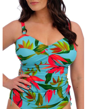 Pichola Twist Front Tankini Top