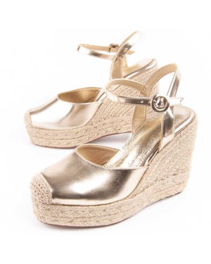 Montevita Balenci Wedge Espadrille Guld