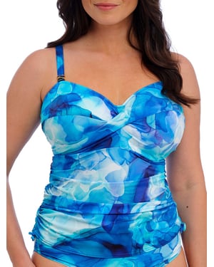 Saunton Sands Twist Front Tankini Top