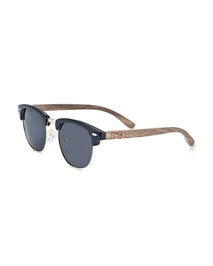 Earth Wood Marokopa Polarized Sunglasses - Walnut/Grey