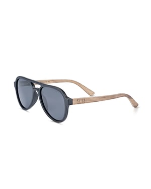 Earth Wood Mazatlan Polarized Sunglasses - Walnut/Grey