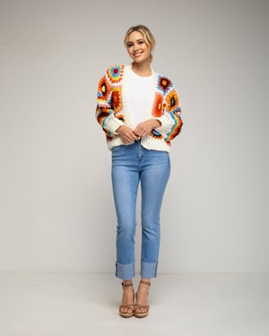 Utsvängda raka jeans