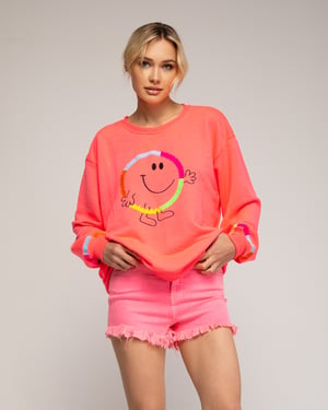 Sweatshirt "glimlach