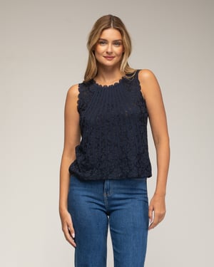Mouwloze top