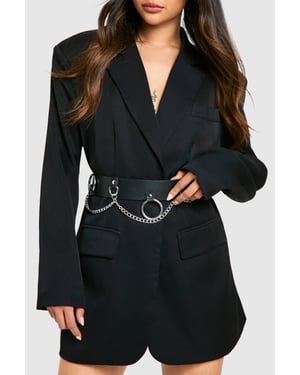 Ring & Chain Detail Waist Belt
