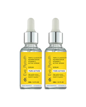 2 xTriple Elasticity Ashwaganda Vitamin C Powerful Active Serum 30ml