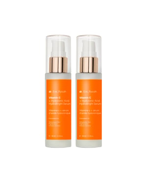 2 x Vitamin C + Hyaluronic Acid Hydrabright Serum 60ml