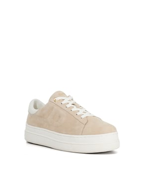 Dune Ladies Eden - Flatform Lace-Up Trainers