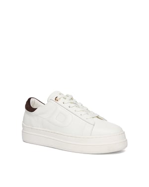 Dune Ladies Eden - Flatform Lace-Up Trainers