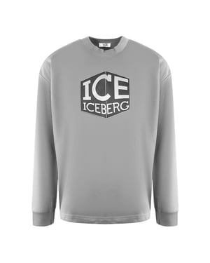 Grijze sweater met Ice Iceberg Cubed-logo