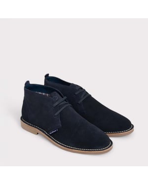 Heren Ben Sherman Hemmings Desert Boots in Navy