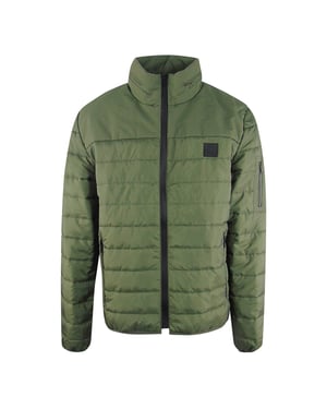 Ice Iceberg effen gewatteerde groene jas