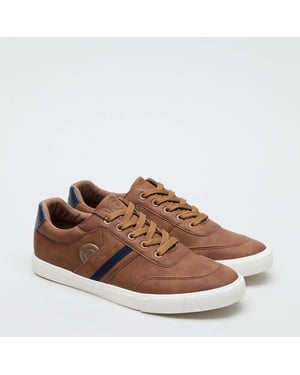 Men's Ben Sherman Scooper Stripe Trainers in Tan