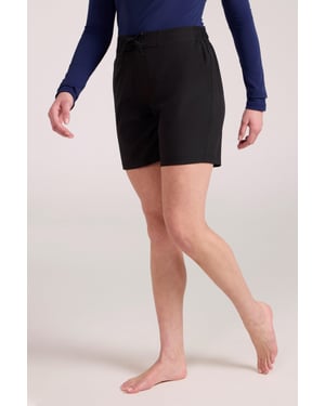 Mountain Warehouse Dames/Dames Quick Dry Boardshort met lange lengte (Jet Zwart)