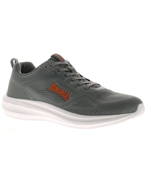 Lonsdale Mens Trainers Santon Lace Up grey