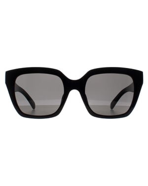 Celine Square Womens Shiny Black Smoke Grey Monochroms CL40198F