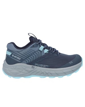 Hi-Tec Fuse Trail Low Polyester Mesh Dames Sneakers In Grisaille/Flintstone
